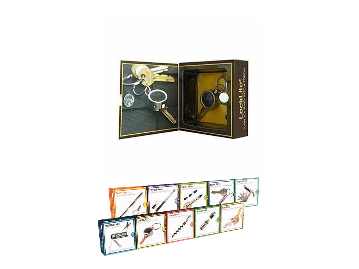 True Utility LOCKLITE Gift Pack - confezione 6 pz con batterie CR1616 incluse