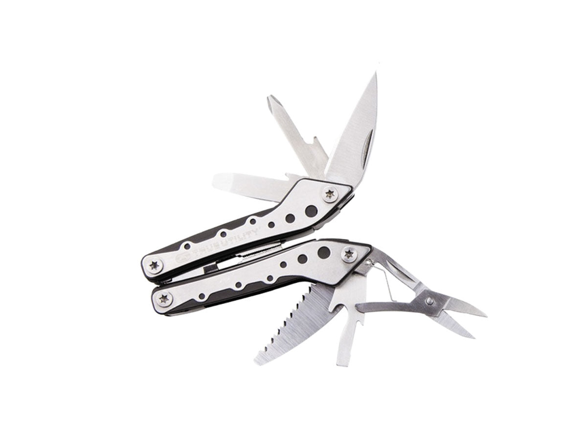 True Utility MINIMULTI TU195K multi-tool 10 funzioni tascabile stainless steel