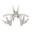 True Utility SCARAB multi-tool portachiavi 422 stainless steel 50x35x7 mm