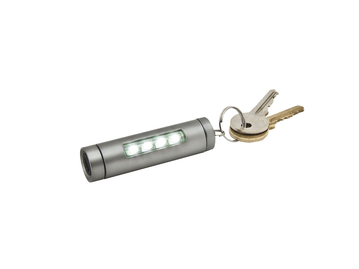 True Utility SIDELITE torcia 4 LED 1W 30 lumen stainless steel 136x88 mm