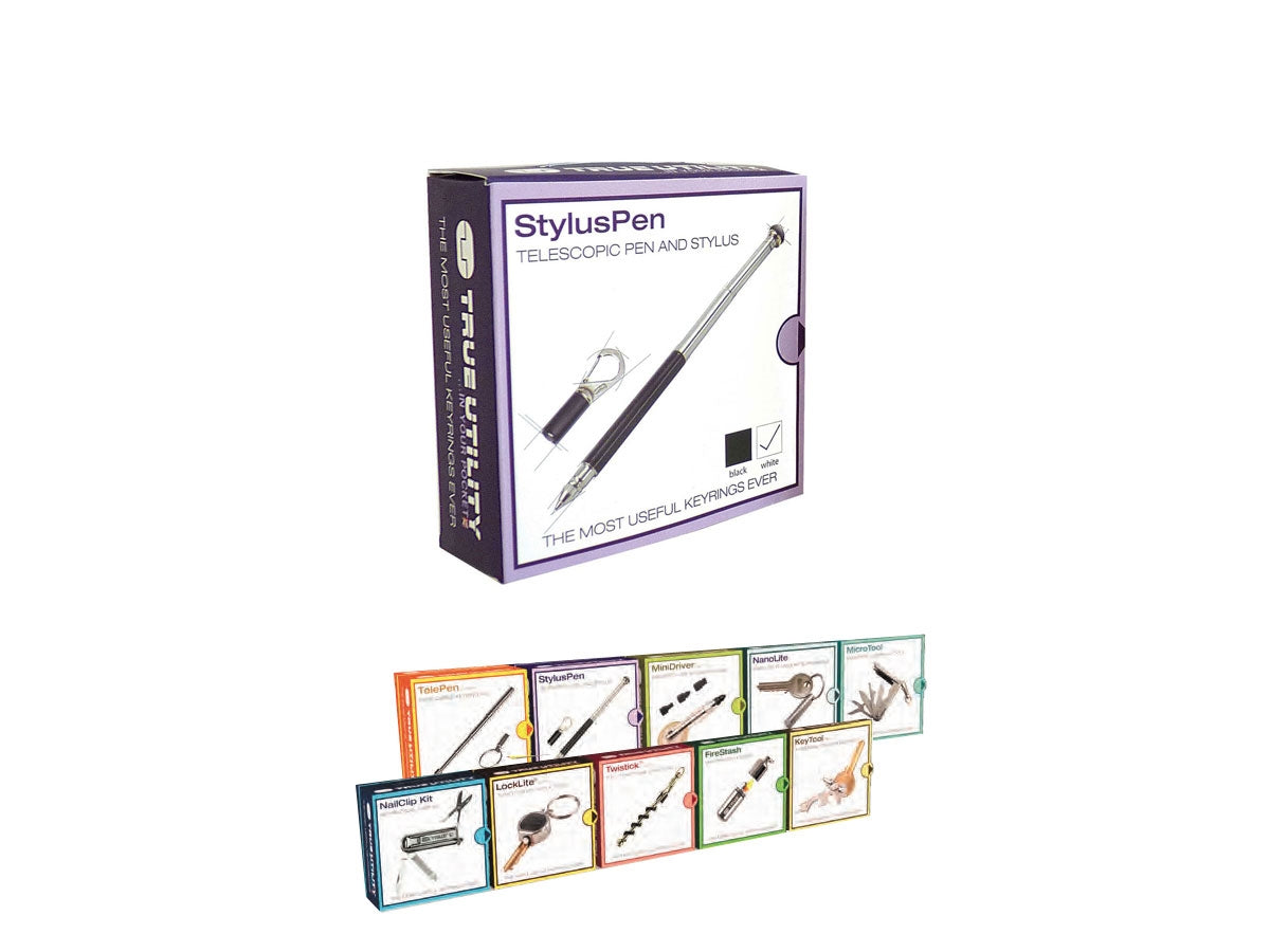True Utility STYLUS PEN WHITE Gift Pack - confezione 6 pz