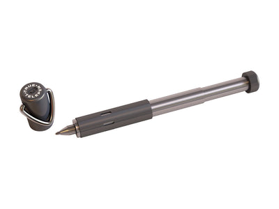 True Utility TELESCOPIC PEN penna portachiavi stainless steel chiusa 71x12 mm