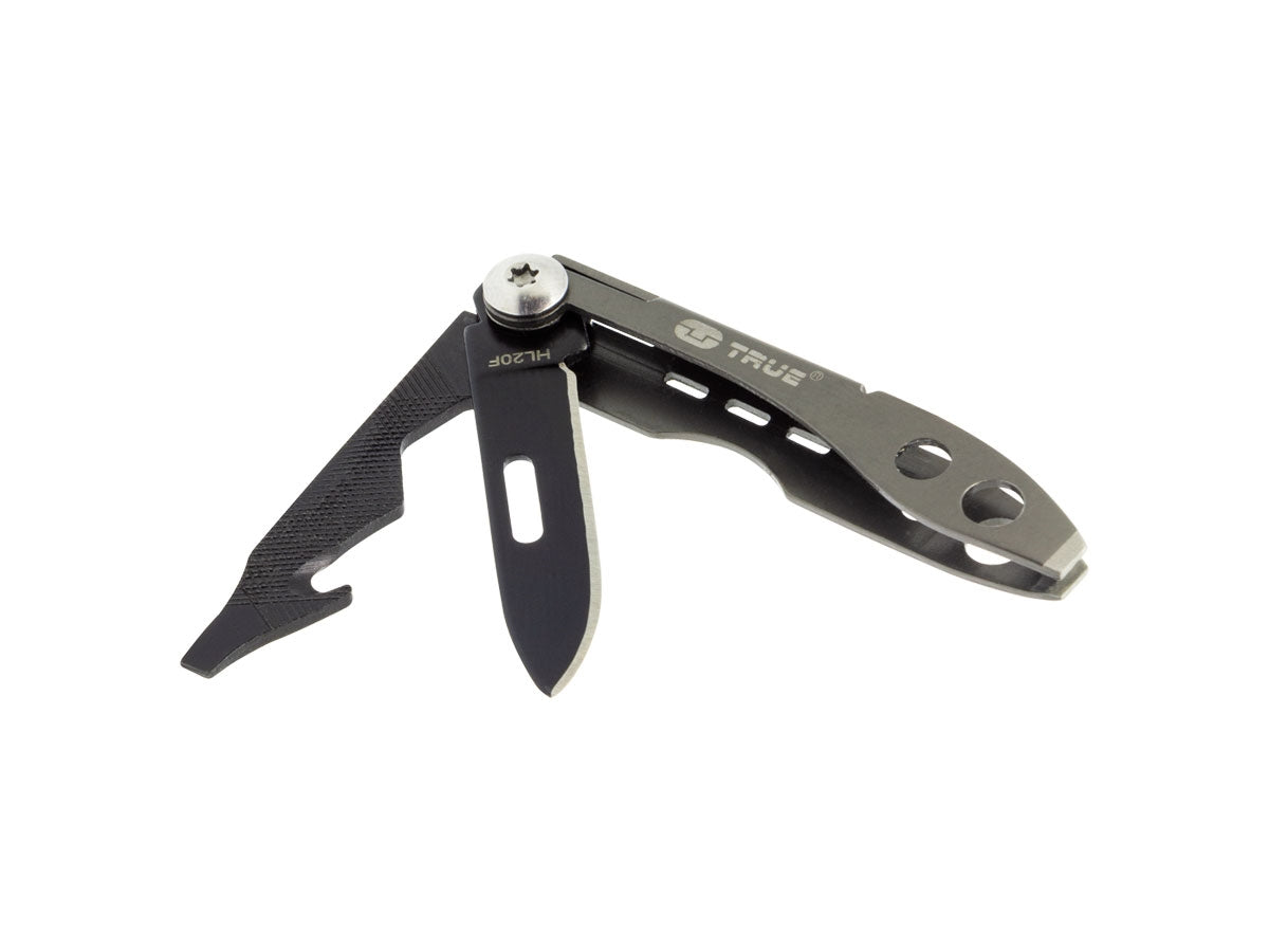 True Utility TWEEZER TOOL TU584K coltello Slipjoint con pinzette 420 stainless