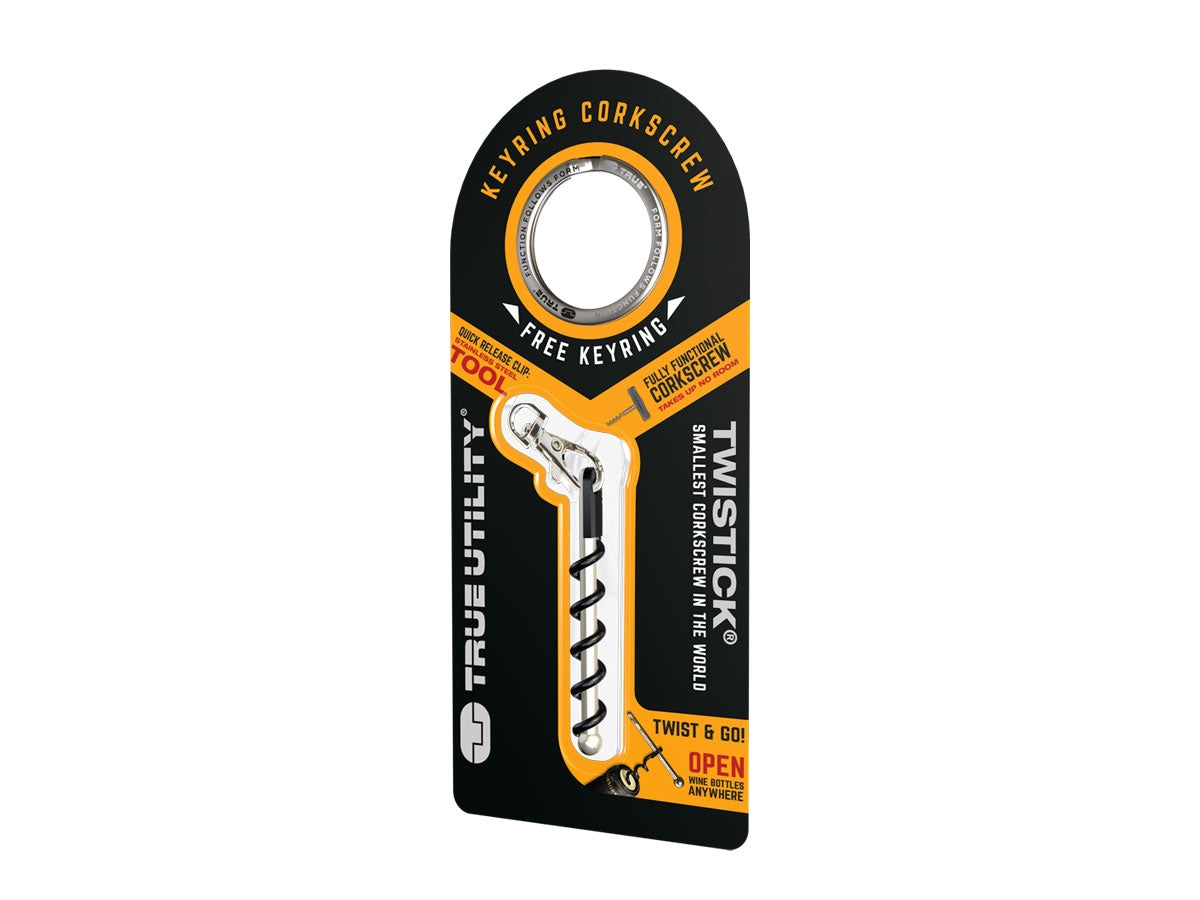 True Utility TWISTICK - vista completa con anello portachiavi