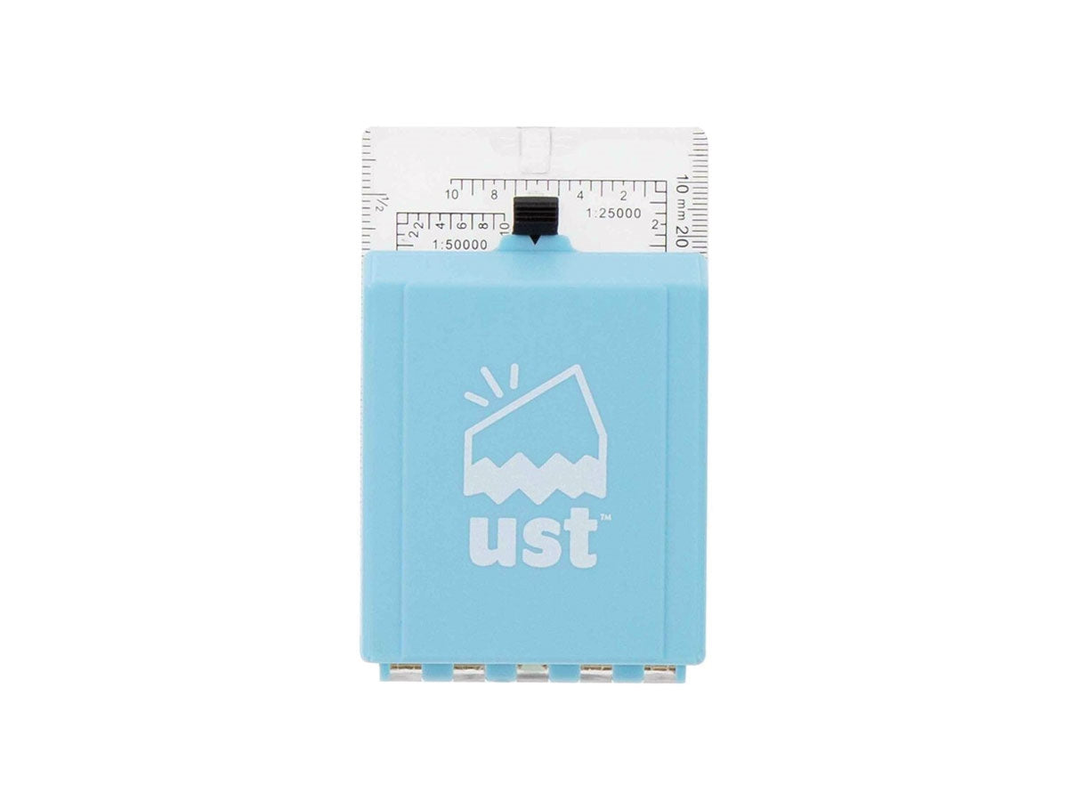 Ust FOLDING MAP COMPASS - chiusa 10,2x6,4x1,9 cm, declinazione regolabile, base trasparente