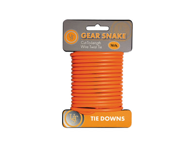 Ust GEAR SNAKE filo acciaio flessibile rivestito plastica 4,87 m arancio non arrugginisce