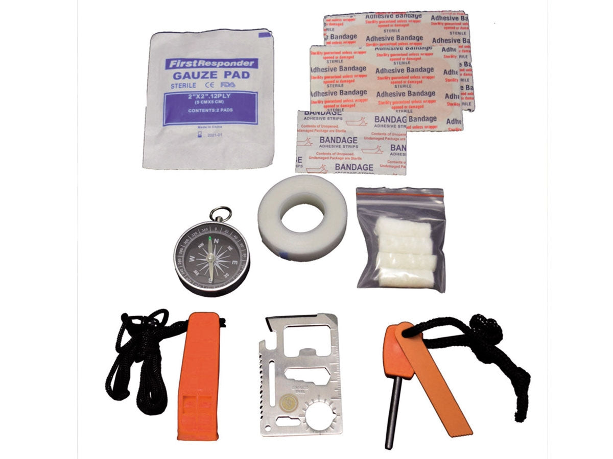 Ust HERITAGE SURVIVAL KIT - contenuto dettagliato 11,5x8,5x2,5 cm
