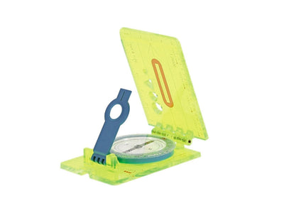 Ust HI VIS LENSATIC MAP COMPASS - chiusa 8,3x5,7x1,9 cm con lente regolabile