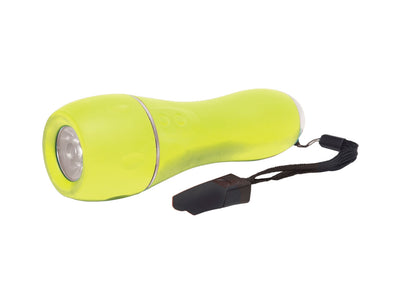 Ust SEE-ME FLOATING LIGHT torcia sicurezza galleggiante dual-LED IPX8 con fischietto 15,5x5,3 cm