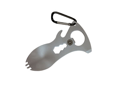 Ust SPORK MULTI-TOOL stainless steel 20x5,4x1,6 cm 34 gr forchetta cucchiaio moschettone