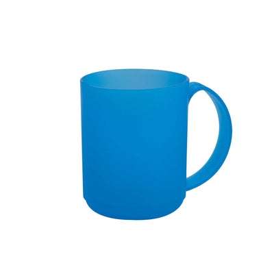 Frosty Tazza Mug Impilabile in Plastica Blu 38 cl 18 Pezzi