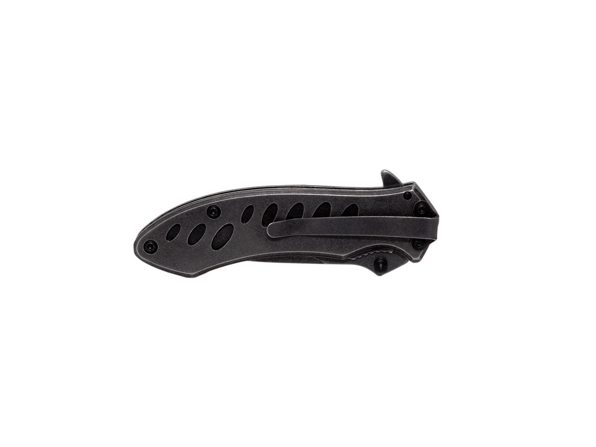 Uzi Mini Stone Wash Folding knife – formato tascabile aperto