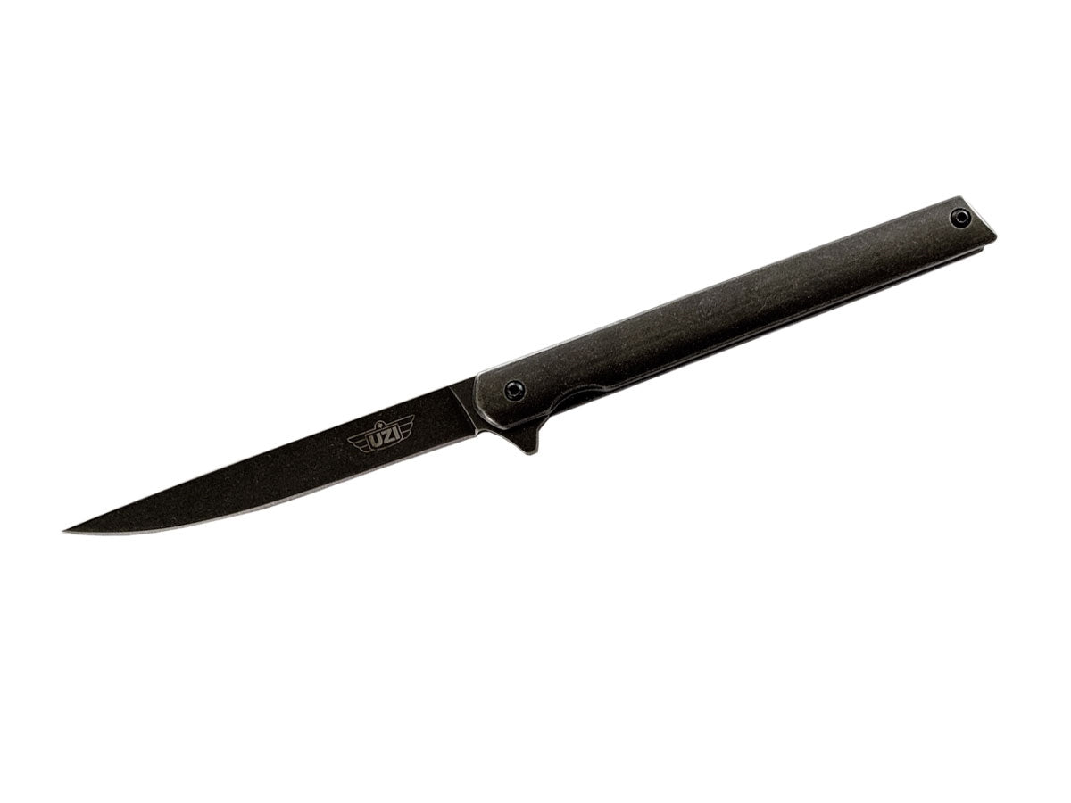 Uzi Occam's Razor OR01 lama stonewashed acciaio inox – vista aperta