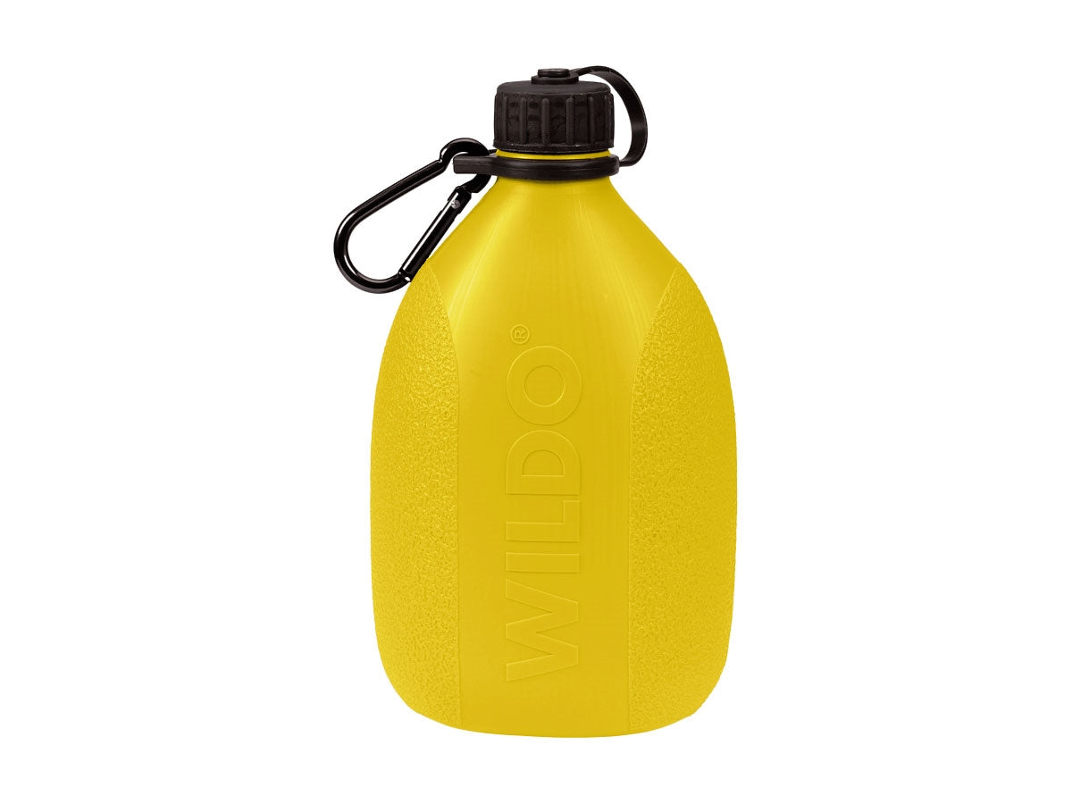 Wildo BORRACCIA HIKER Lemon termoplastica PEHD 700ml senza BPA con moschettone Made in Sweden