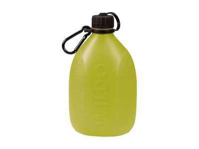 Wildo BORRACCIA HIKER Lime termoplastica PEHD 700ml senza BPA con moschettone Made in Sweden