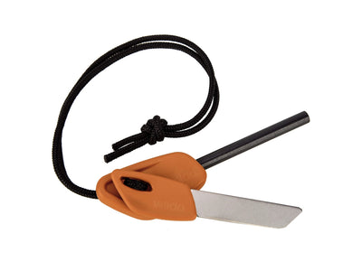 Wildo FIRE FLASH STARTER PRO SMALL arancio asta ferrocerium raschietto stainless steel Made in Sweden