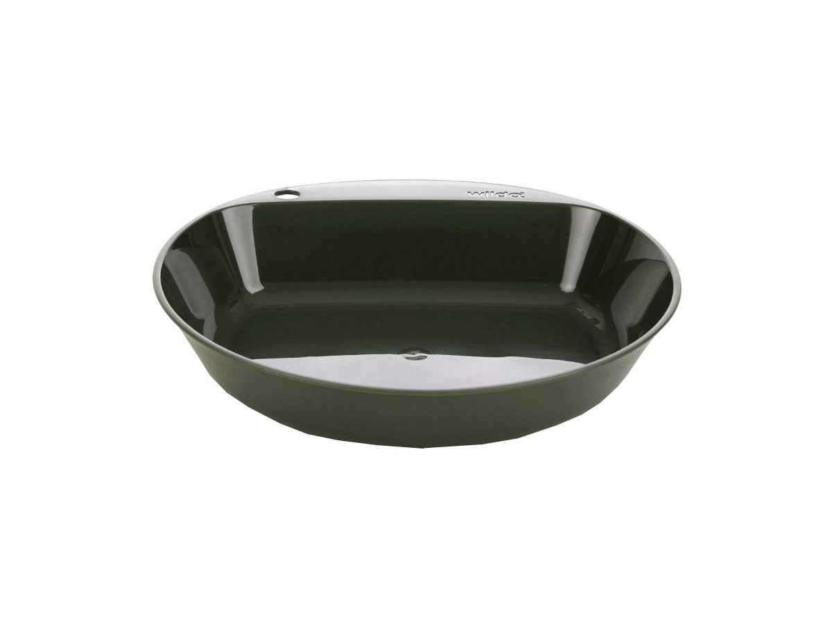 Wildo CAMPER PLATE DEEP Olive Green piatto fondo polipropilene impilabile 15,5x4,5 cm Made in Sweden