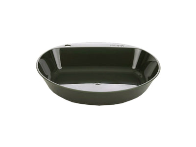 Wildo CAMPER PLATE DEEP Olive Green piatto fondo polipropilene impilabile 15,5x4,5 cm Made in Sweden