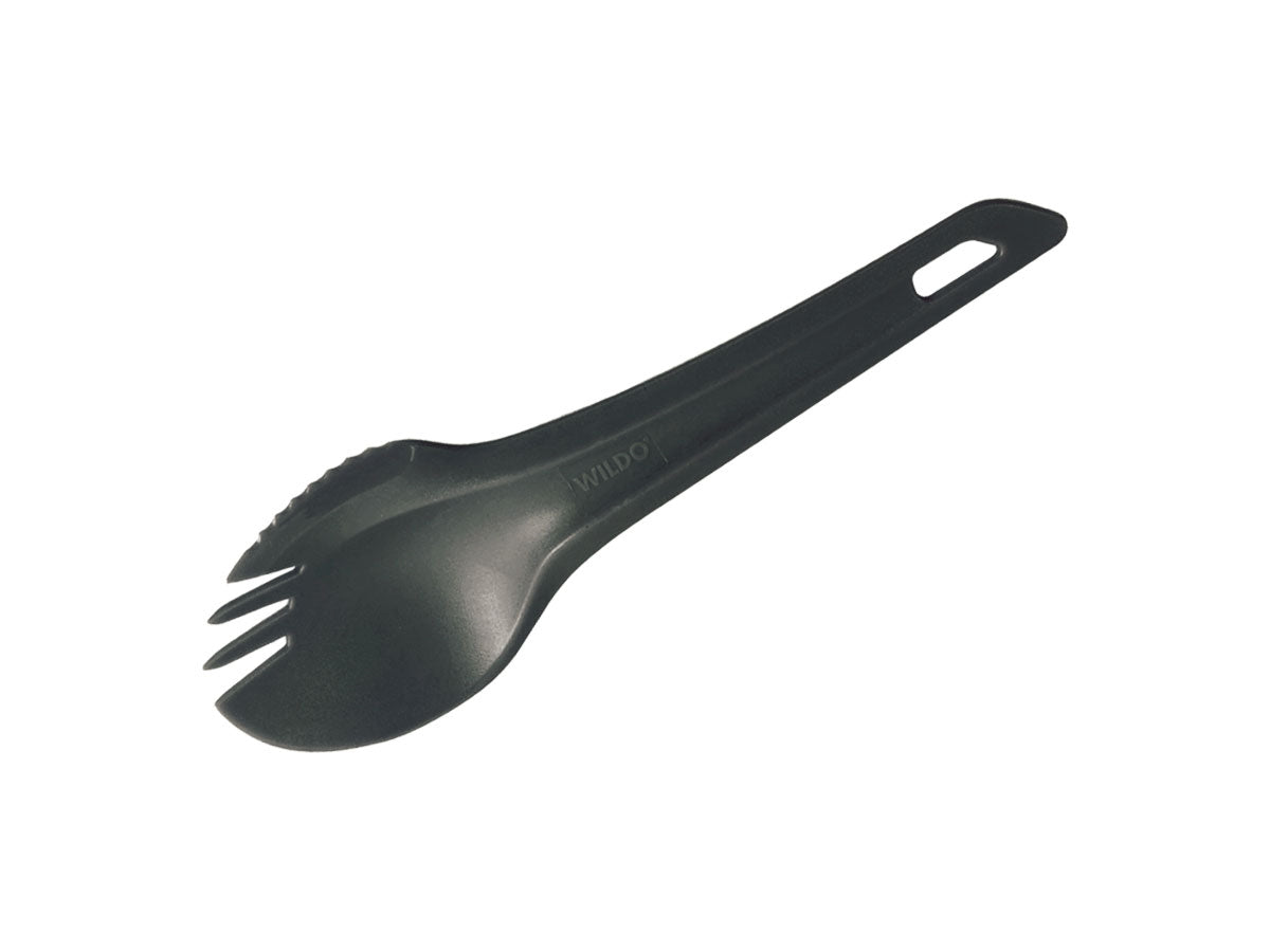 Wildo POSATA SPORK Black 3-in-1 polipropilene senza BPA 16,5x4,8x1,5 cm Made in Sweden