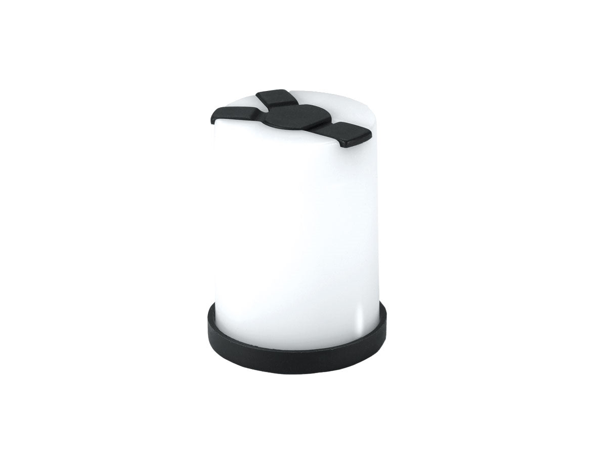 Wildo SHAKER Black - dettaglio 3 scomparti sale, pepe e zucchero 5,9x4,5 cm