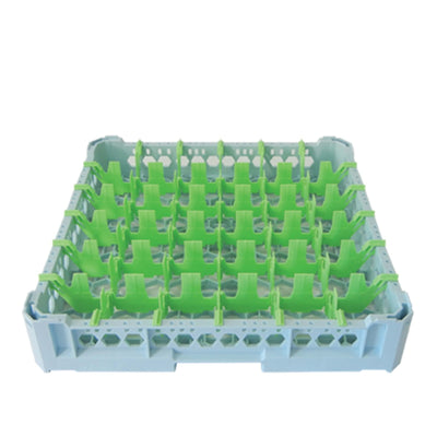 Cestello Lavabicchieri 50x50 per 36 Bicchieri Kit 1 Verde