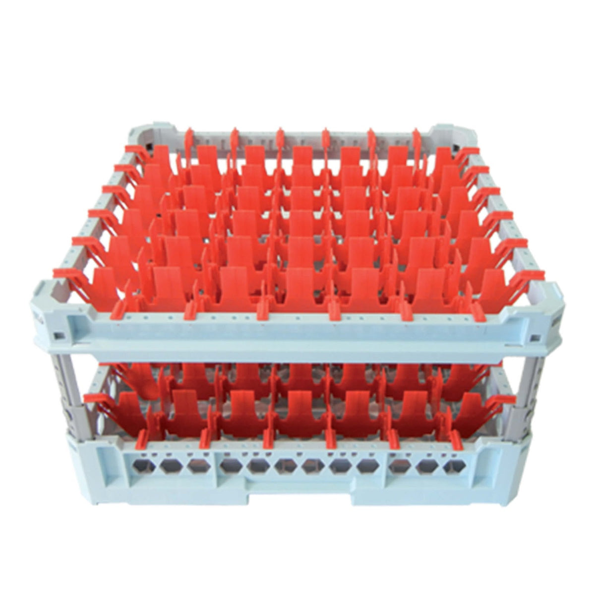 Cestello Lavabicchieri 50x50 per 49 Bicchieri Kit 3 Rosso