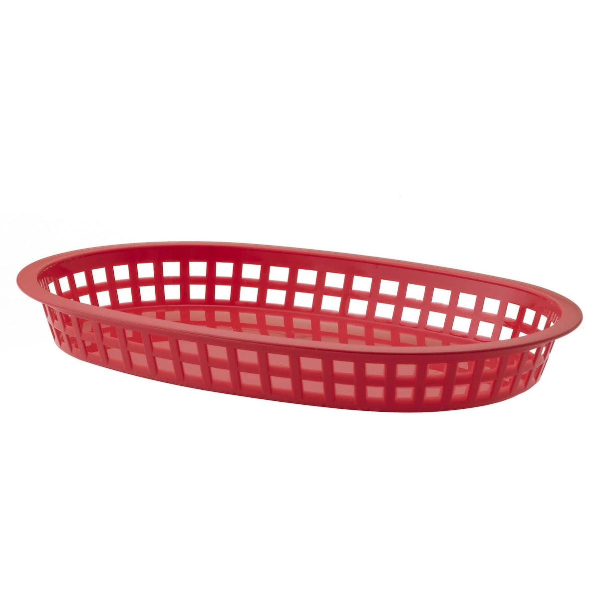 Cestino da Servizio in Plastica Rosso 27x18,5 cm H 3,5 cm