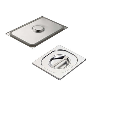 Coperchio Inox con Guarnizione per Bacinella Gastronorm GN 1/6
