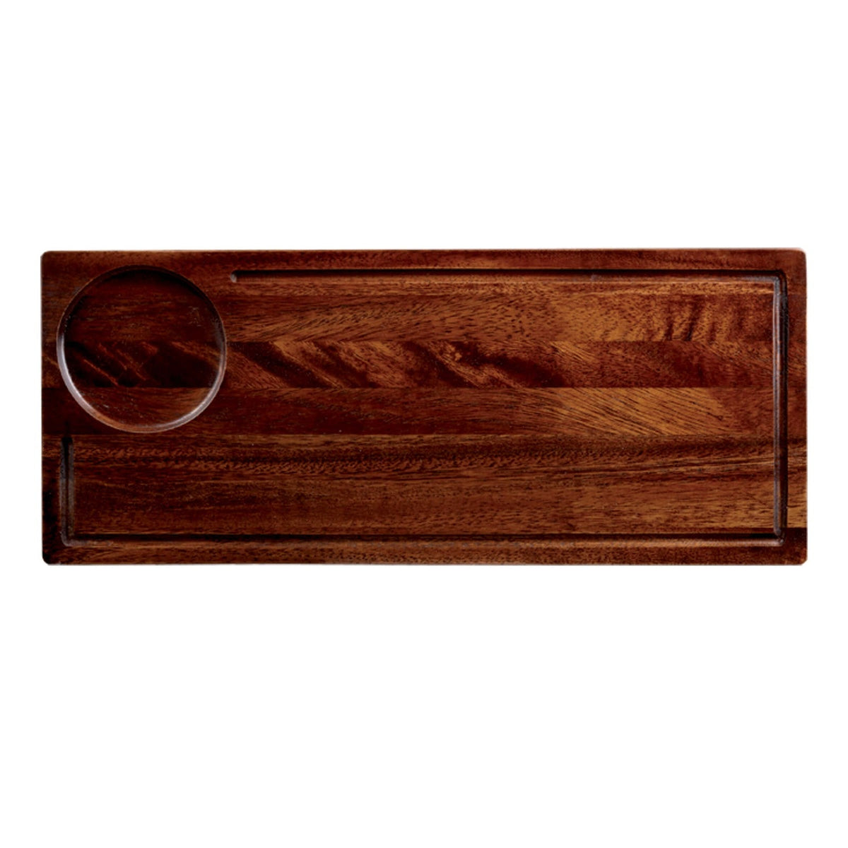 Churchill Rustic Vassoio Rettangolare in Legno con Inserto 40x16,5 cm