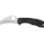 Spyderco Tasman Salt 2 C106SBK2 lama Hawkbill H-1 seghettata, FRN nero, uso acquatico