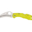 Spyderco Tasman Salt 2 C106PYL2 lama Hawkbill H-1 piatta, FRN giallo, ideale uso acquatico