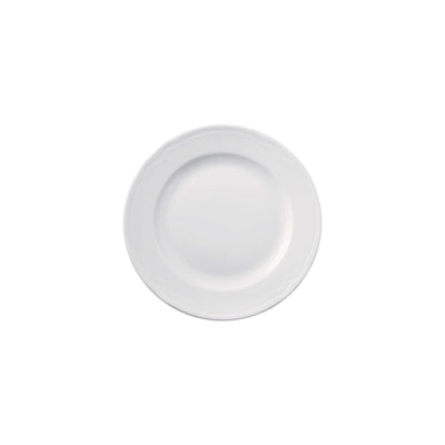 Gural Venice Piatto Pane in Porcellana Bianca Ø 16 cm 12 Pezzi