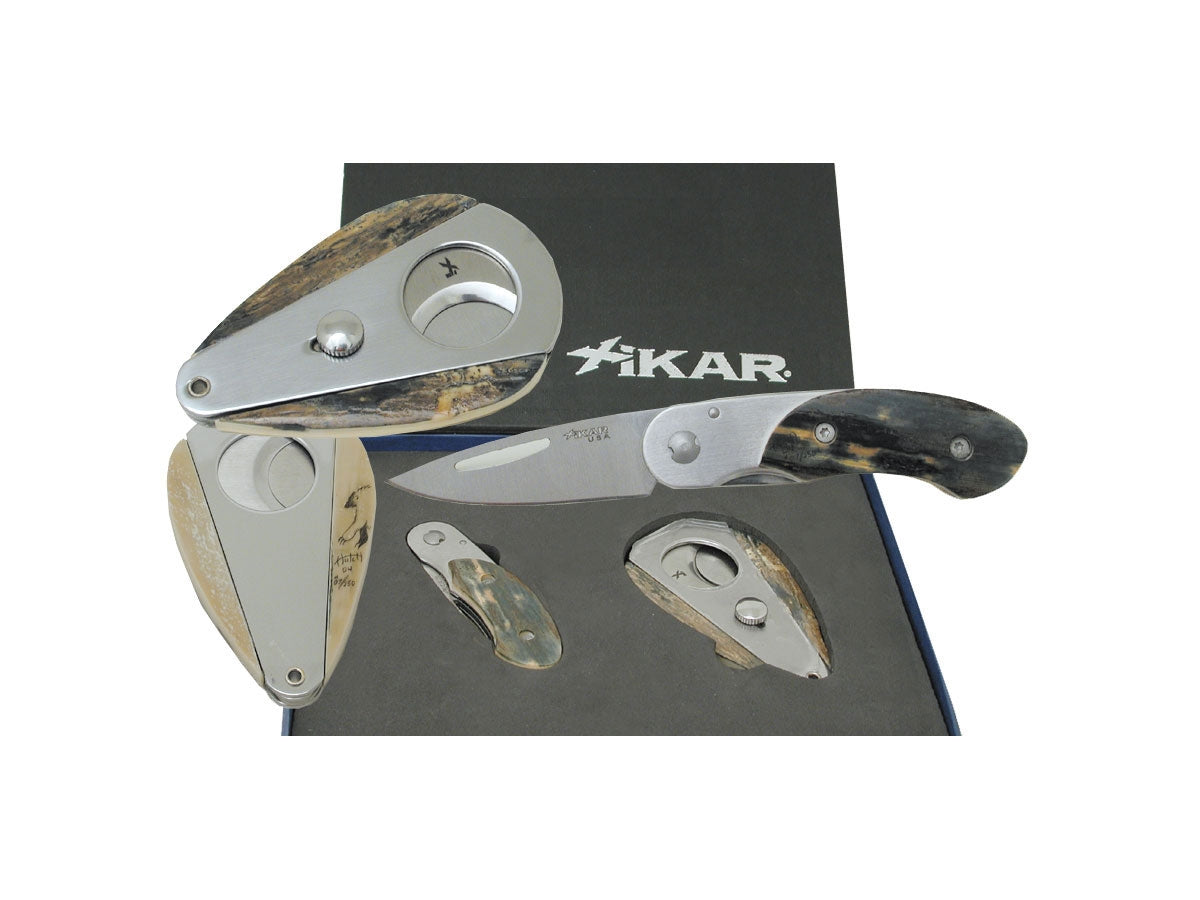 Xikar Gift Pack Fossile Mammouth (TAGLIASIGARI XI3 + COLTELLO ELAN)