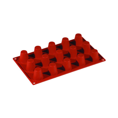 Stampo in Silicone 15 Mini Babà Ø 3,5 cm H 3,8 cm