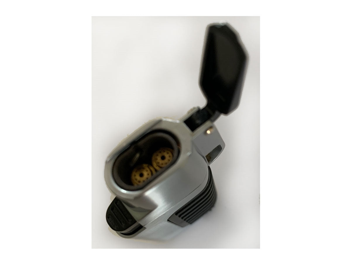 Solo Accendino Trek Doppia Fiamma St/N Silver - foto 3