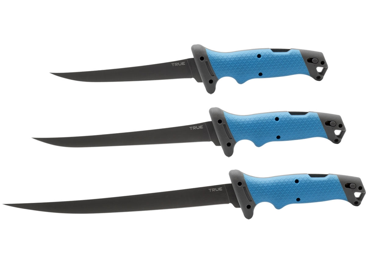 True Utility Swidge Fish FXK-1000 - 3 lame filettare e fodero con clip