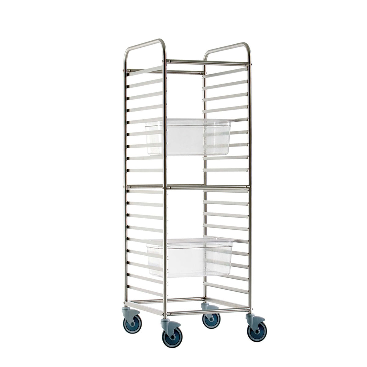 Carrello Portateglie Inox 18 Teglie GN 1/1 38,5x62 H 164 cm