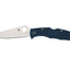 Spyderco Endura 4 C10FPK390 lama K390 piatta, manico FRN blu Bi-Directional Texture