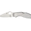 Spyderco UpTern C261P lama 8Cr13MoV piatta, manico acciaio inossidabile, Back Lock