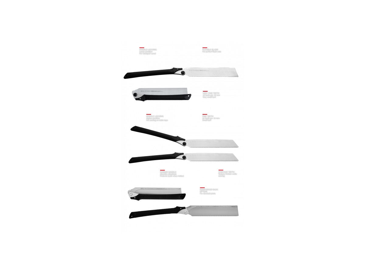 Silky Woodboy 240mm - dettaglio denti extra fine e manico ergonomico