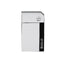 Accendino Siglo Chrome Lighter Electro Stripes placcato argento cromato punch integrato
