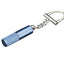 Siglo Key Chain Punch Cutter portachiavi blu metallico meccanismo rotante 4,7x1,2 cm
