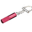 Siglo Key Chain Punch Cutter portachiavi rosso metallico meccanismo rotante 4,7x1,2 cm