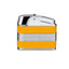 Accendino Siglo Retro II giallo Cohiba design art déco fiamma angolata a fiore