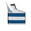 Siglo Retro II Lighter blu navy vista laterale punch integrato