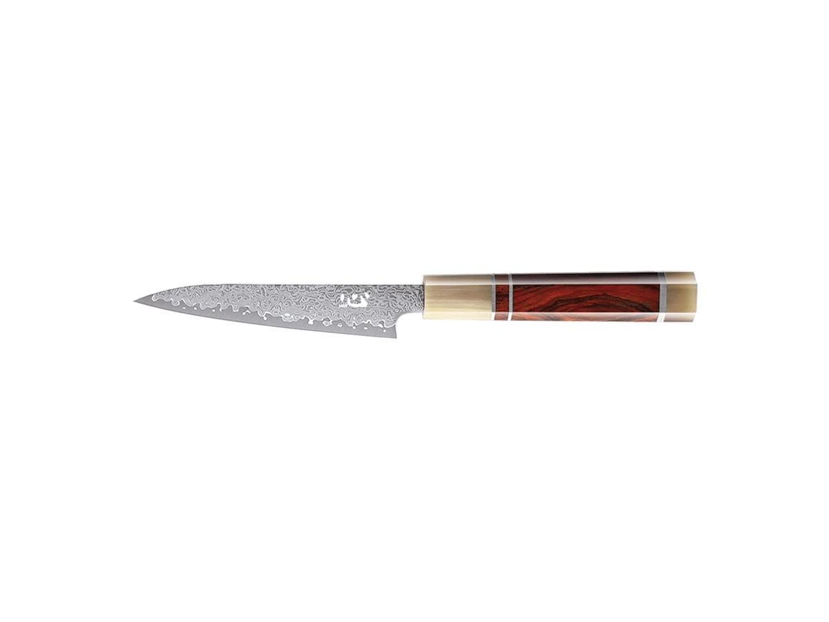 Xin Xincraft Utility Knife Cm.12 Damascus Mirror Polished XC107