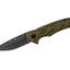 Buck Sprint Ops Pro Green Canvas Micarta S30V 0843Grs