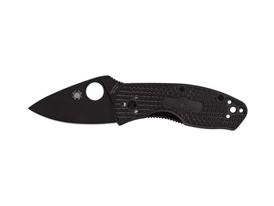 Spyderco Ambitious FRN Black Blade C148PBBK manico FRN nero, lama nera