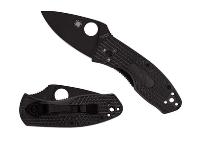 Spyderco Ambitious FRN Black Blade C148PBBK Liner Lock, clip Tip-Up ambidestra, Made in China
