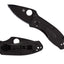 Spyderco Ambitious Serrated Black Blade C148SBBK Liner Lock, clip Tip-Up ambidestra